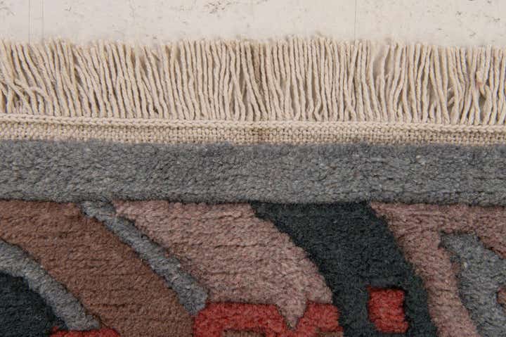 4' x 5' 10 Hand Knotted Tibet Wool Rug