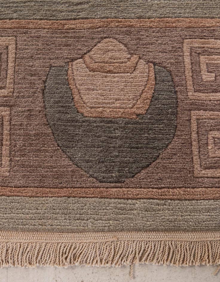 Detail image of 8' 4 x 11' 6 Hand Knotted Tibet Wool Rug