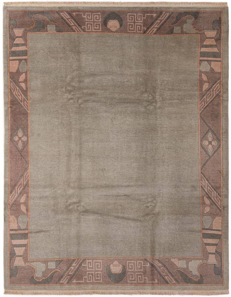Detail image of 8' 4 x 11' 6 Hand Knotted Tibet Wool Rug