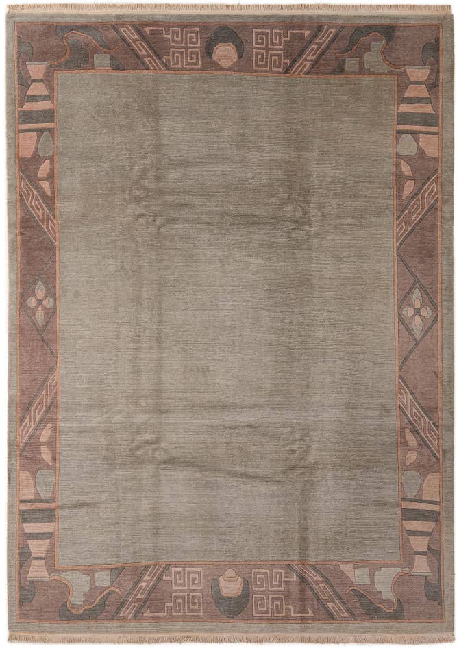 Detail image of 8' 4 x 11' 6 Hand Knotted Tibet Wool Rug