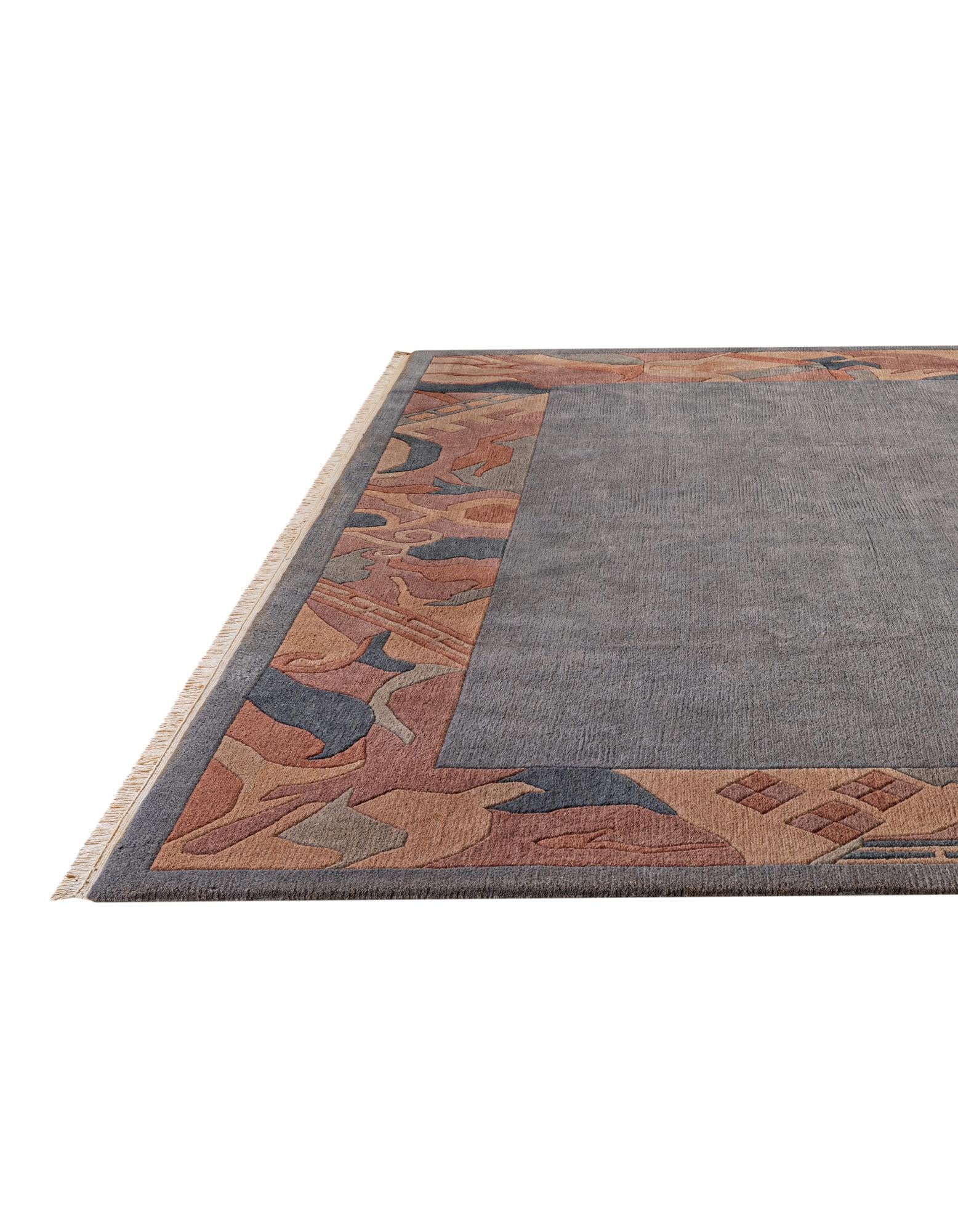 8' 6 x 11' 5 Hand Knotted Tibet Wool Rug