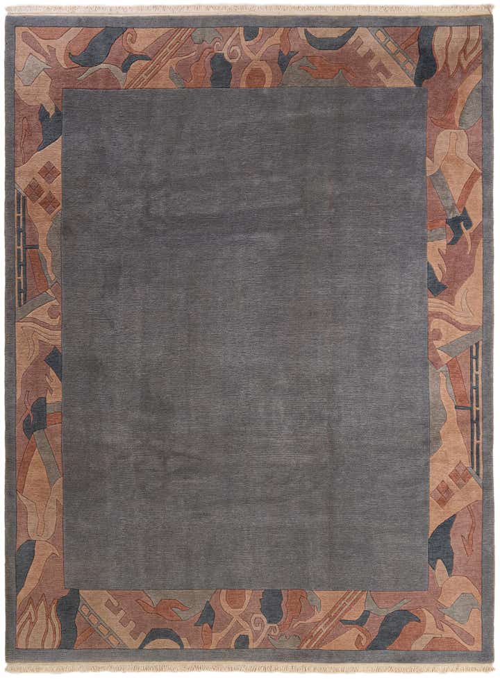 8' 6 x 11' 5 Hand Knotted Tibet Wool Rug