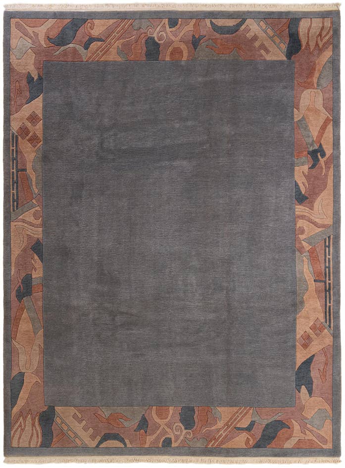 Detail image of 8' 6 x 11' 5 Hand Knotted Tibet Wool Rug