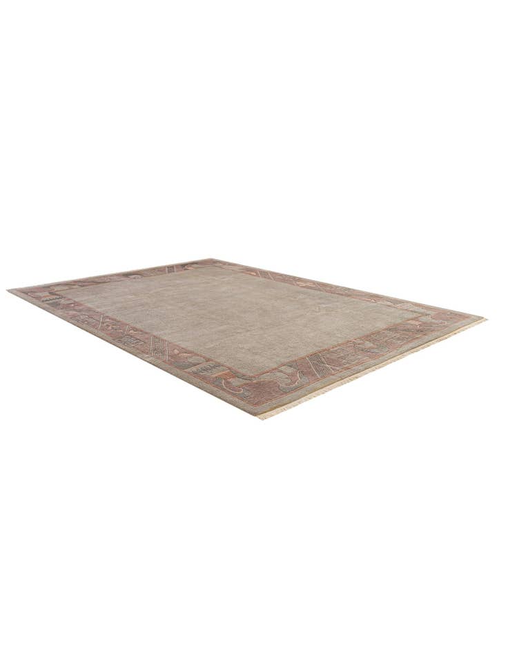 Detail image of 8' 4 x 11' 7 Hand Knotted Tibet Wool Rug