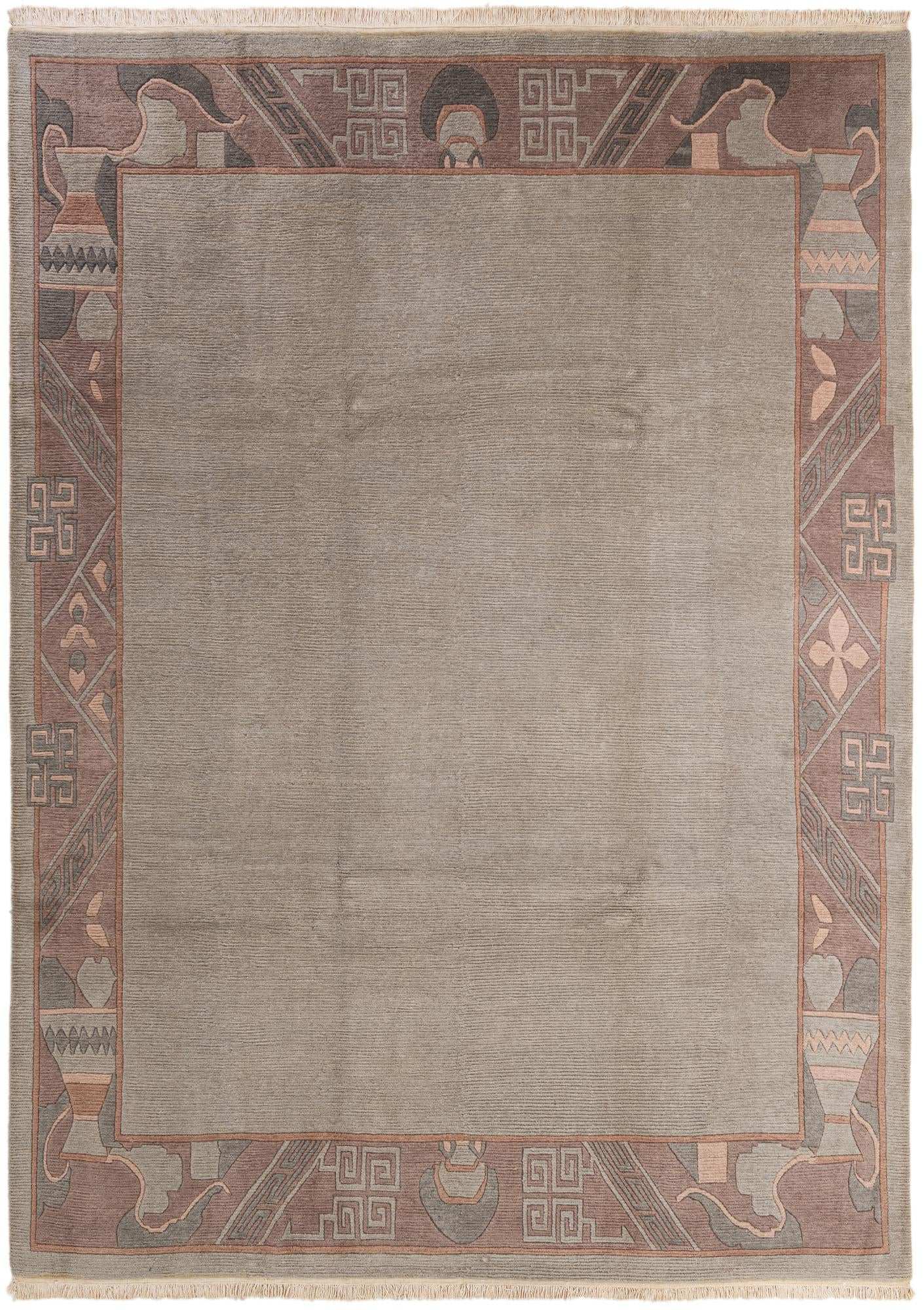 255cm x 355cm anudado a mano Tibet Alfombra Lana