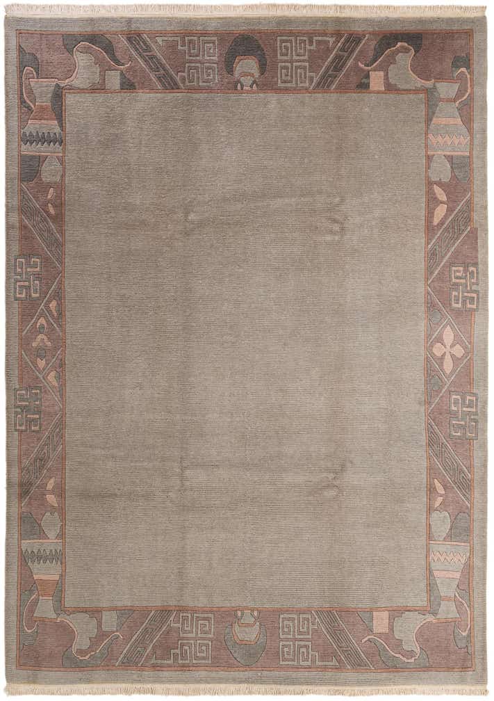 8' 4 x 11' 7 Hand Knotted Tibet Wool Rug