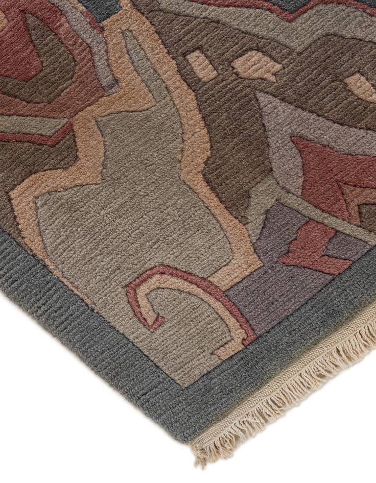 Detail image of 8' 4 x 11' 7  Hand Knotted Tibet Wool Rug