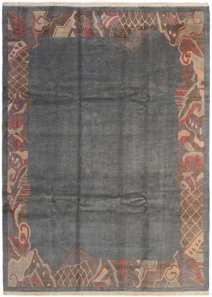 8' 4 x 11' 7 Hand Knotted Tibet Wool Rug