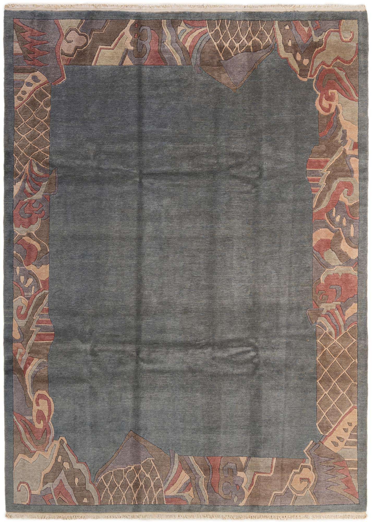 8' 4 x 11' 7 Hand Knotted Tibet Wool Rug