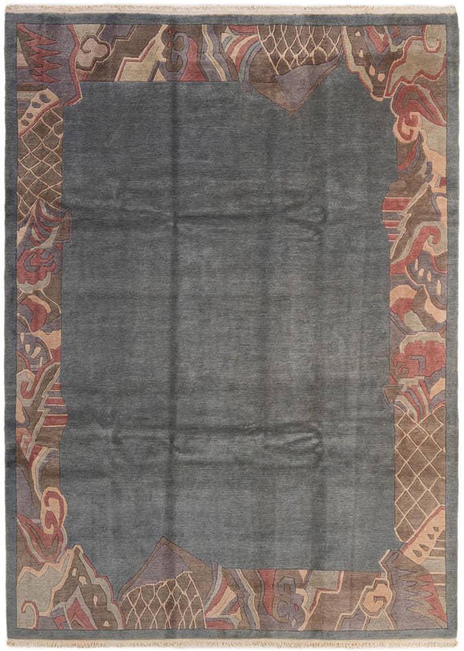 Detail image of 8' 4 x 11' 7 Hand Knotted Tibet Wool Rug
