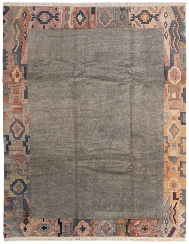 Detail image of 8' 5 x 11' 2 Hand Knotted Tibet Wool Rug