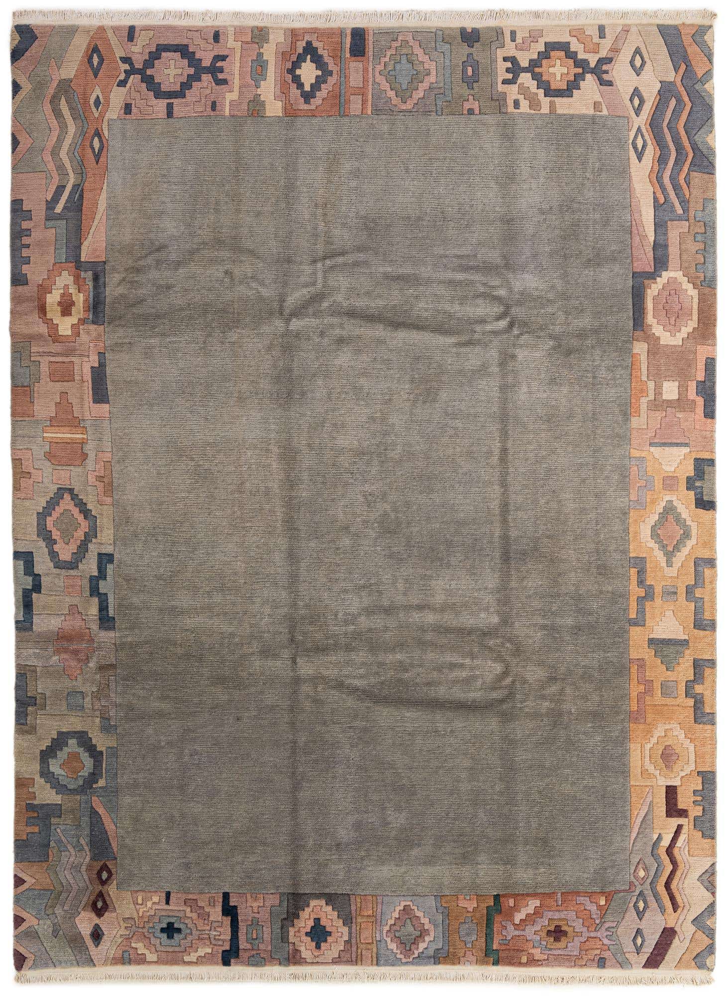 8' 5 x 11' 2 Hand Knotted Tibet Wool Rug