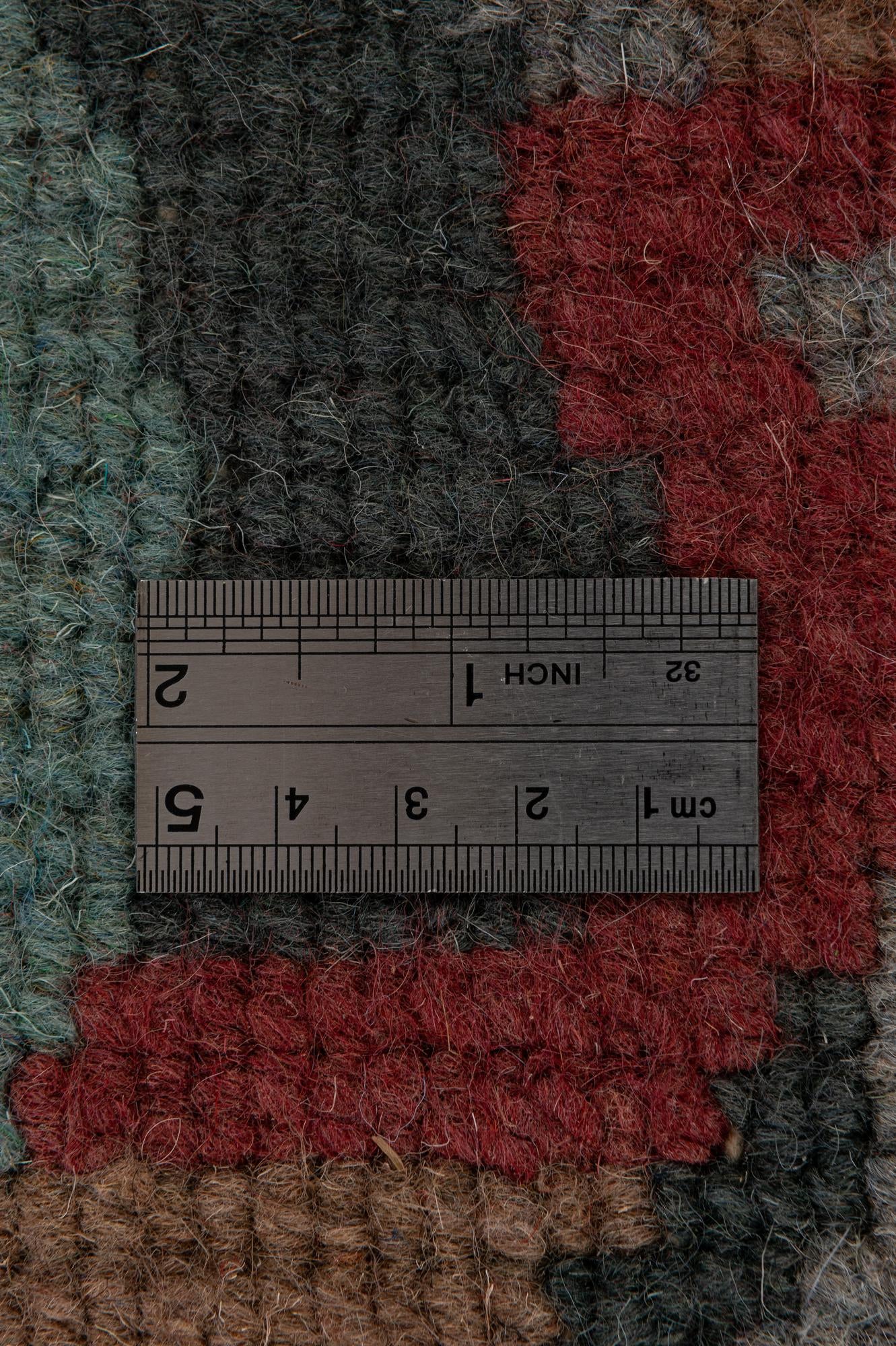 4' 3 x 6' 1 Hand Knotted Tibet Wool Rug