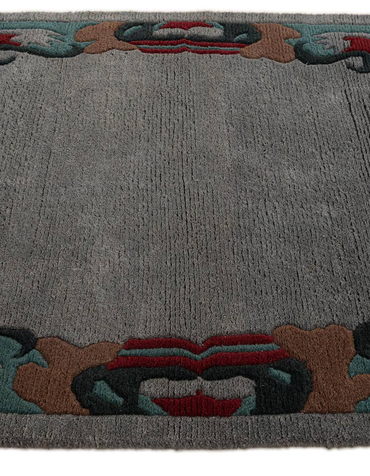 Detail image of 4' 3 x 6' 1  Hand Knotted Tibet Wool Rug