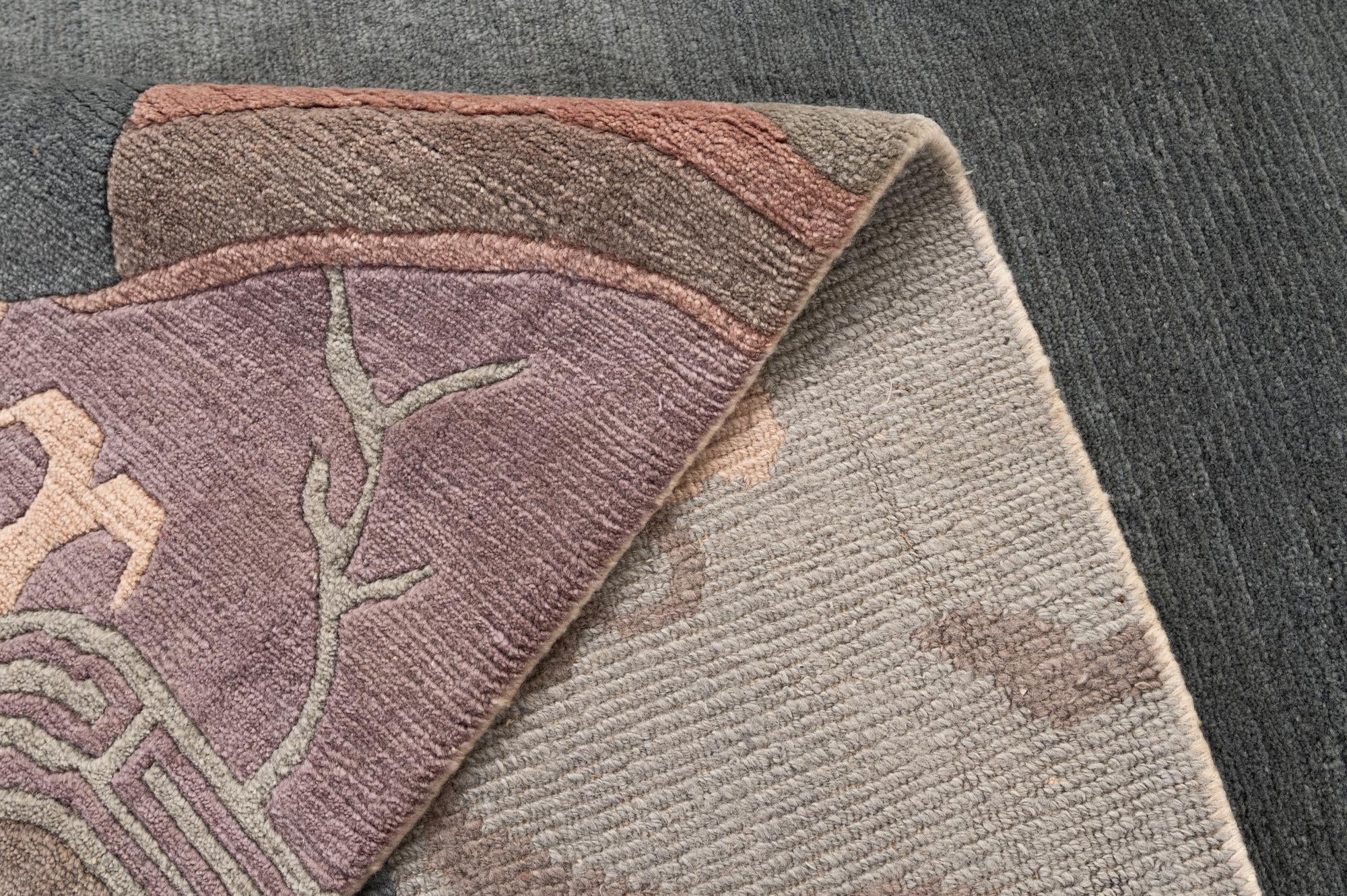 8' 3 x 11' 6 Hand Knotted Tibet Wool Rug