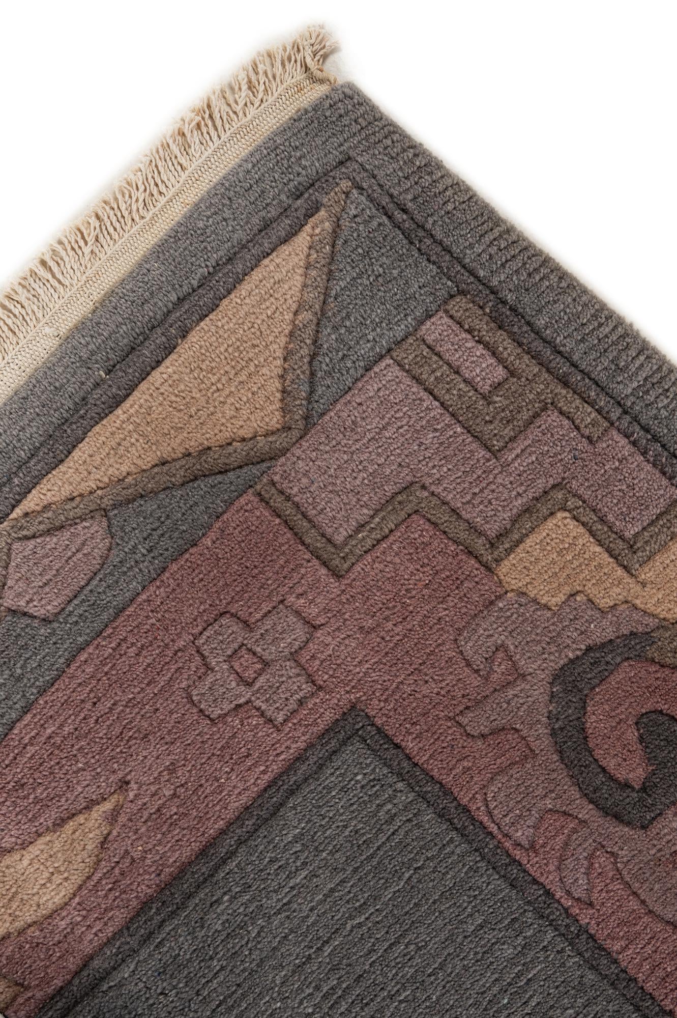 8' 5 x 11' 5 Hand Knotted Tibet Wool Rug