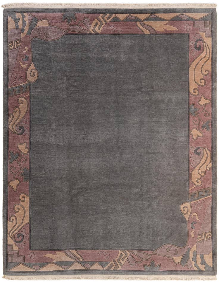 Detail image of 8' 5 x 11' 5 Hand Knotted Tibet Wool Rug