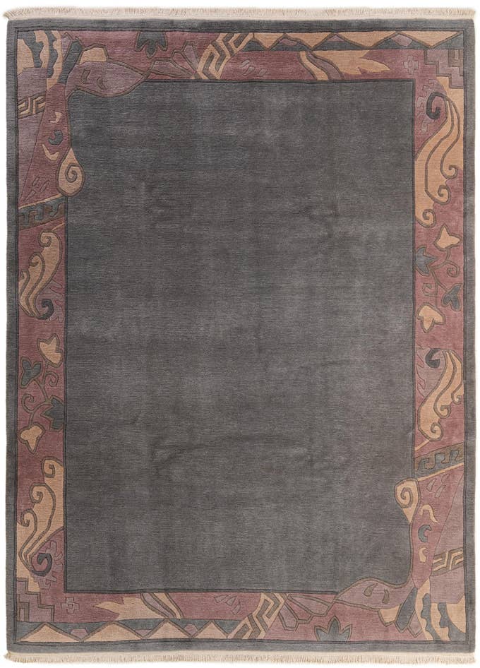 Detail image of 8' 5 x 11' 5 Hand Knotted Tibet Wool Rug
