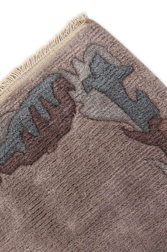 3' x 5' 3 Hand Knotted Tibet Wool Rug