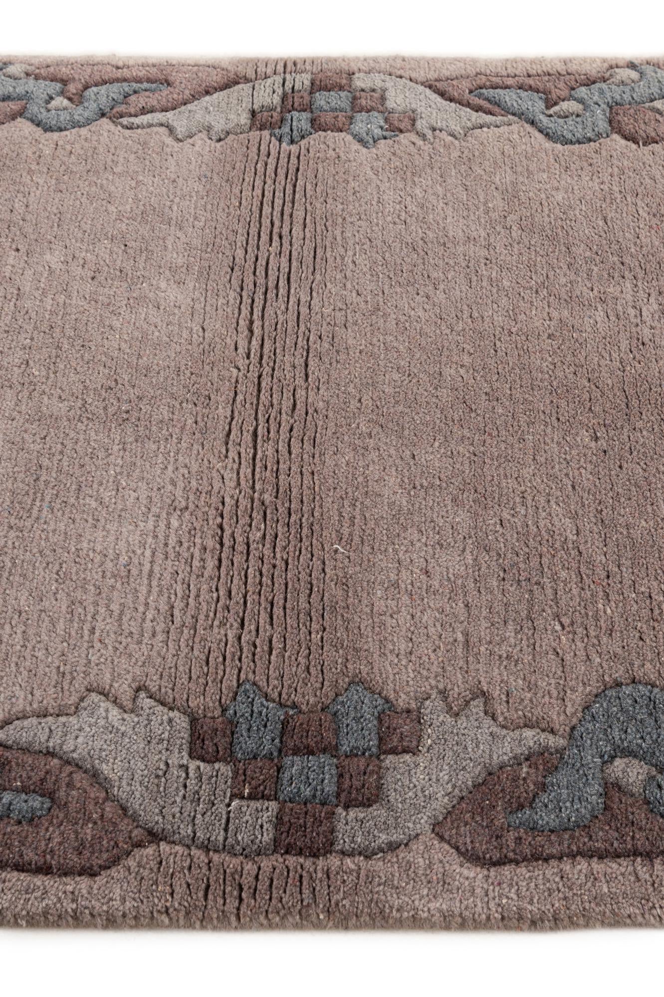3' x 5' 3 Hand Knotted Tibet Wool Rug