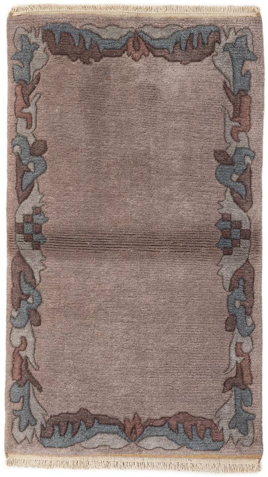 Detail image of 3' x 5' 3 Hand Knotted Tibet Wool Rug