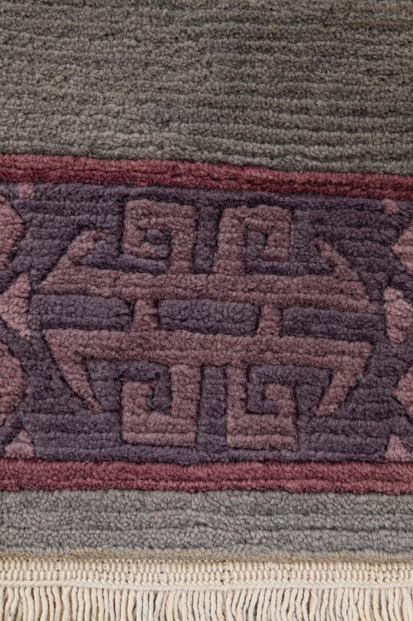 2' 6 x 4' 7 Hand Knotted Tibet Wool Rug