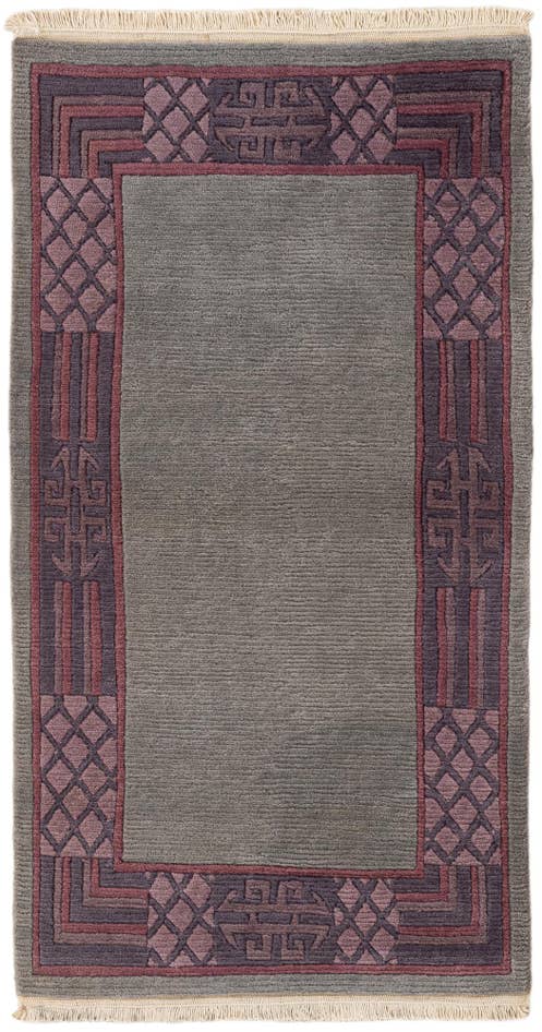 Detail image of 2' 6 x 4' 7 Hand Knotted Tibet Wool Rug