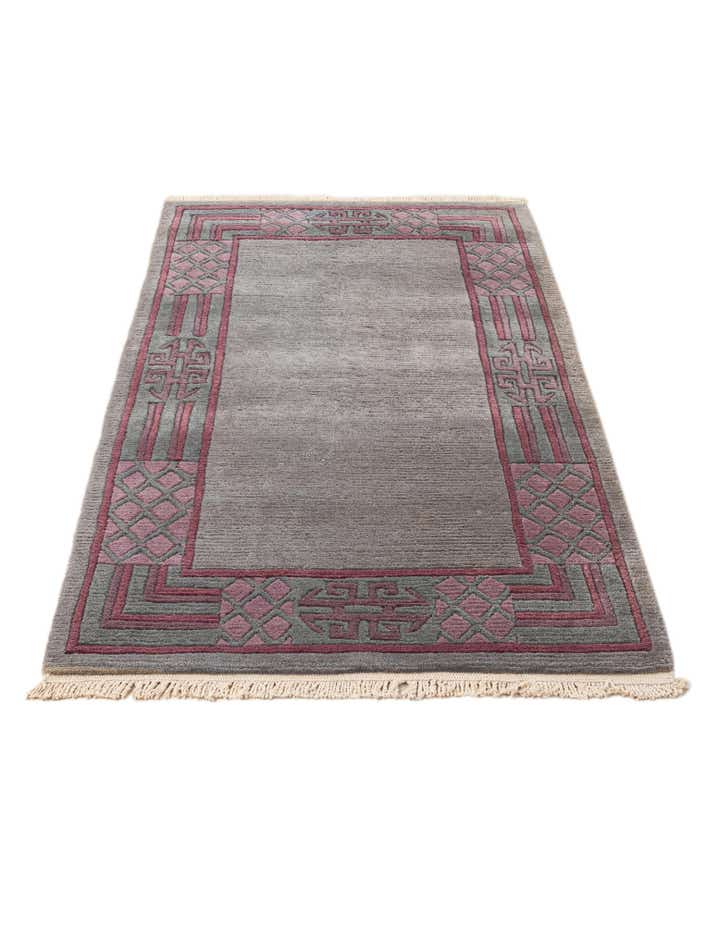 2' 6 x 4' 8 Hand Knotted Tibet Wool Rug