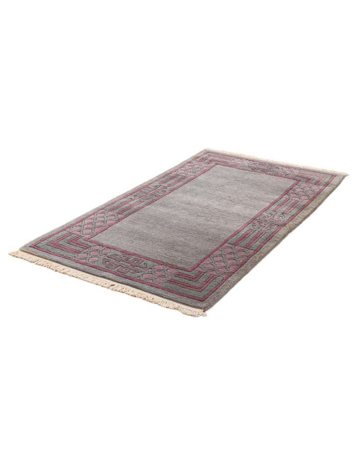 2' 6 x 4' 8 Hand Knotted Tibet Wool Rug