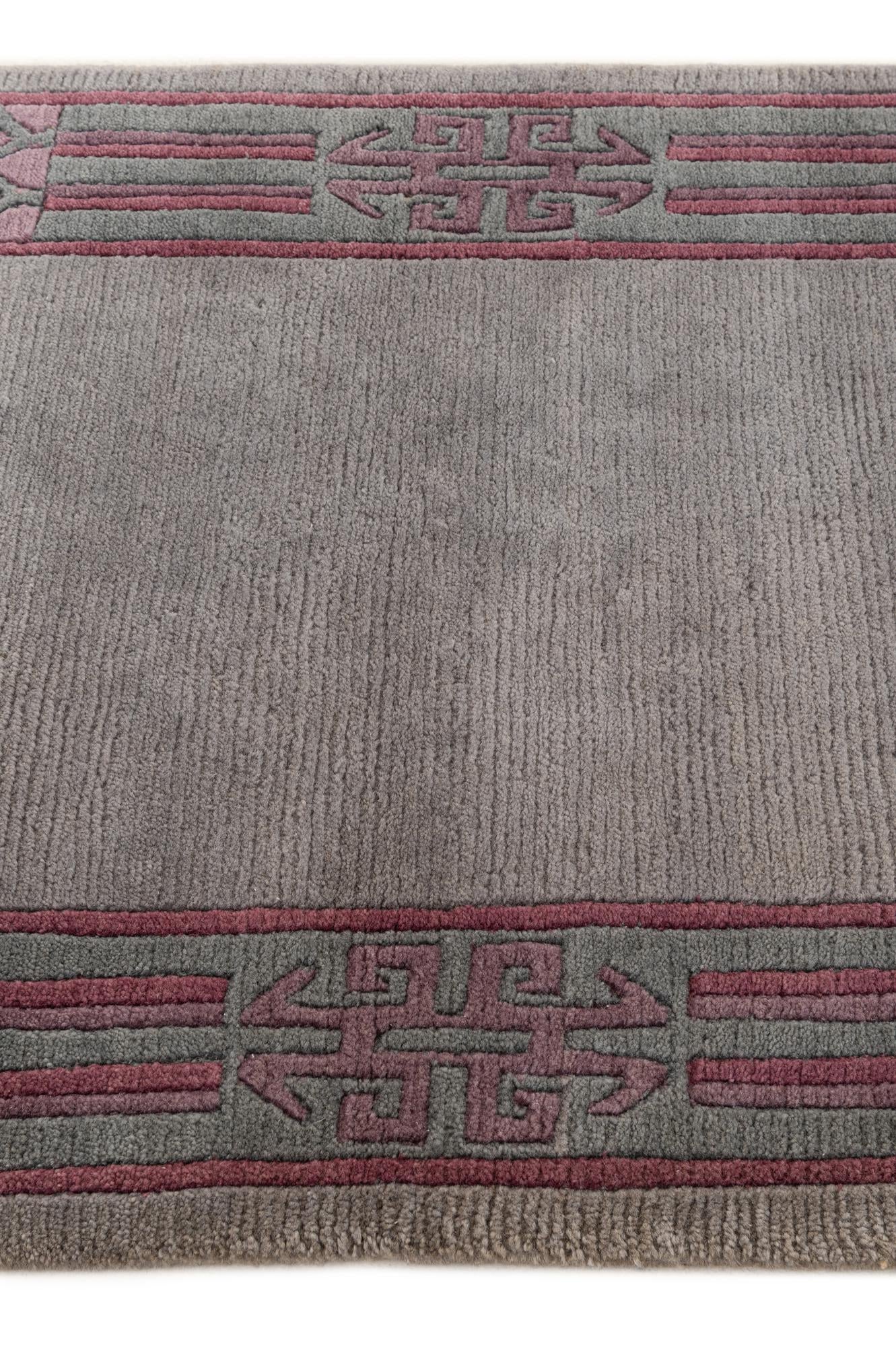 2' 6 x 4' 8 Hand Knotted Tibet Wool Rug