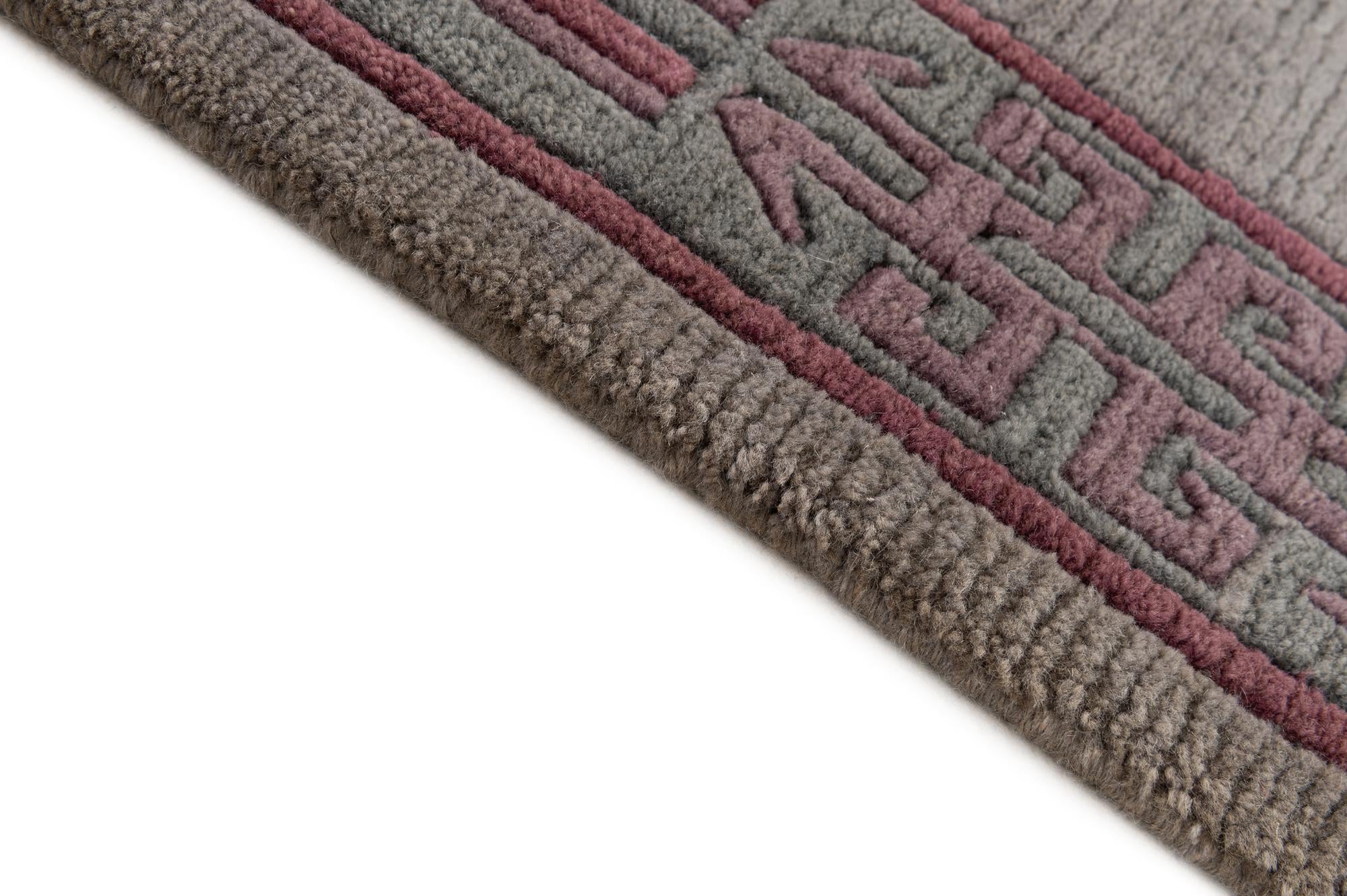 2' 6 x 4' 8 Hand Knotted Tibet Wool Rug