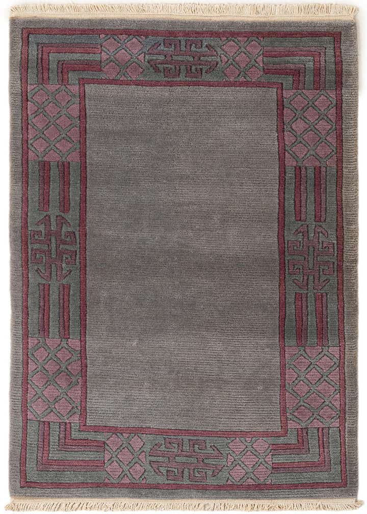 2' 6 x 4' 8 Hand Knotted Tibet Wool Rug