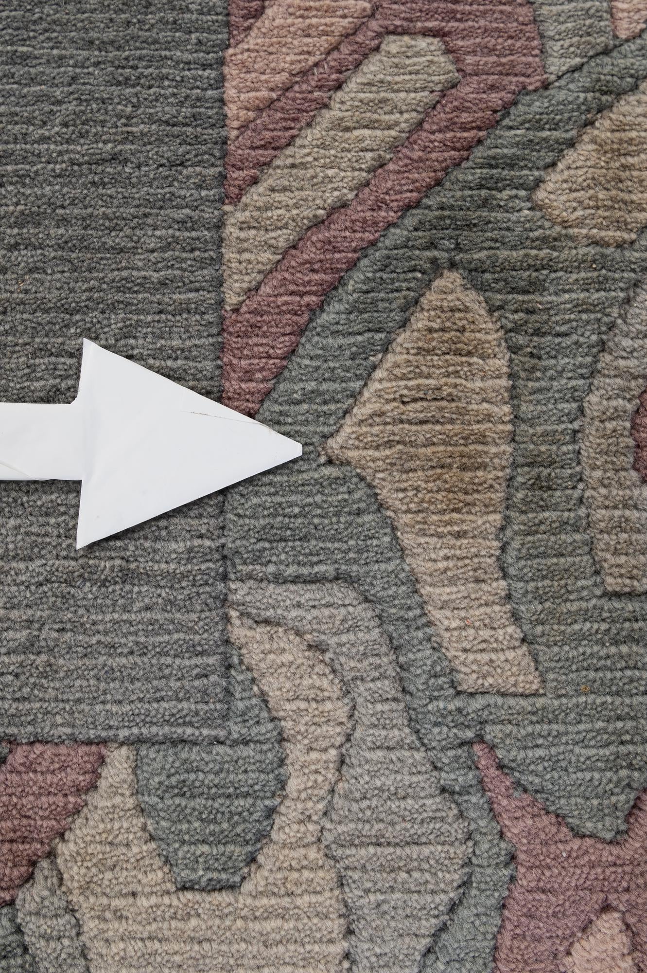 8' 4 x 11' 6 Hand Knotted Tibet Wool Rug
