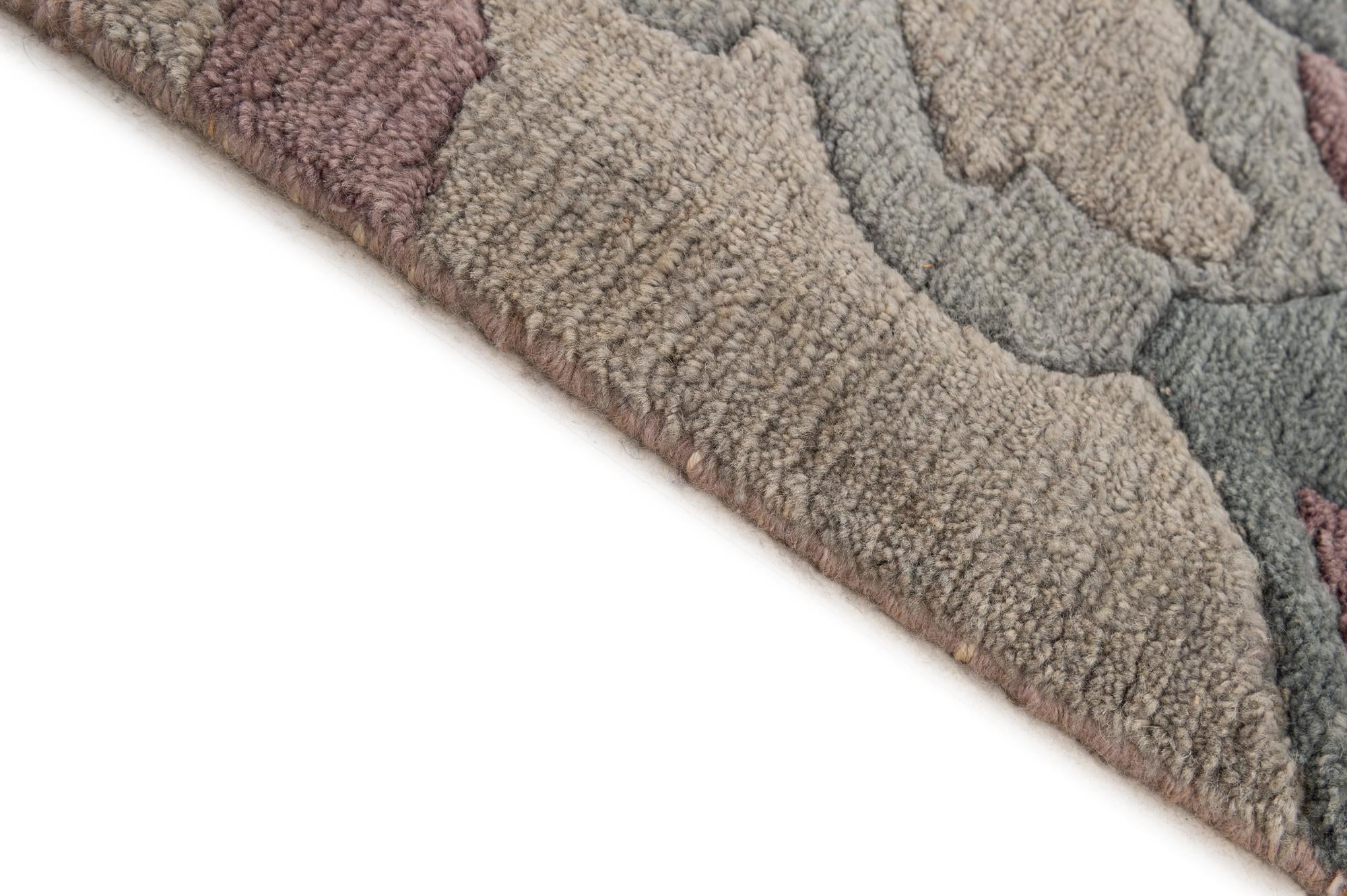 8' 4 x 11' 6 Hand Knotted Tibet Wool Rug