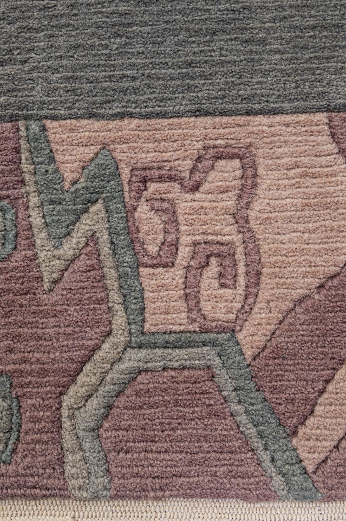 8' 4 x 11' 6 Hand Knotted Tibet Wool Rug