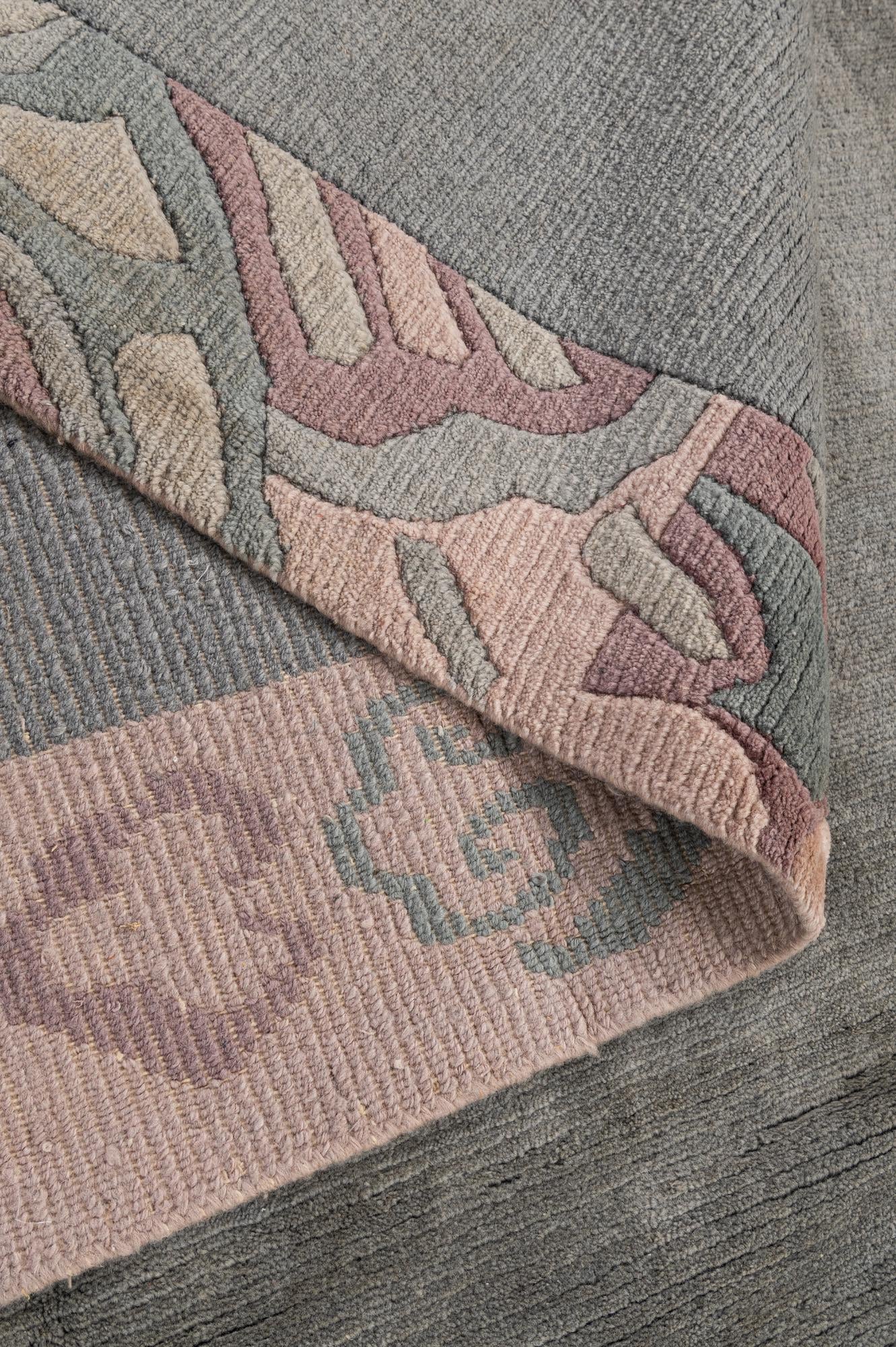 8' 4 x 11' 6 Hand Knotted Tibet Wool Rug