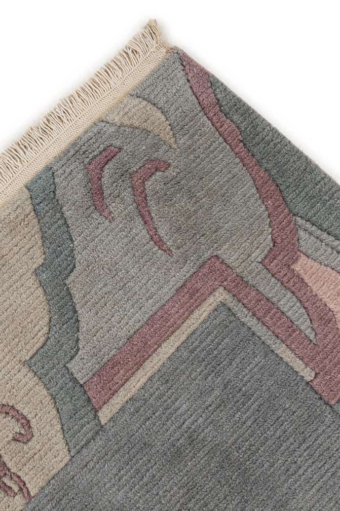 8' 4 x 11' 6 Hand Knotted Tibet Wool Rug