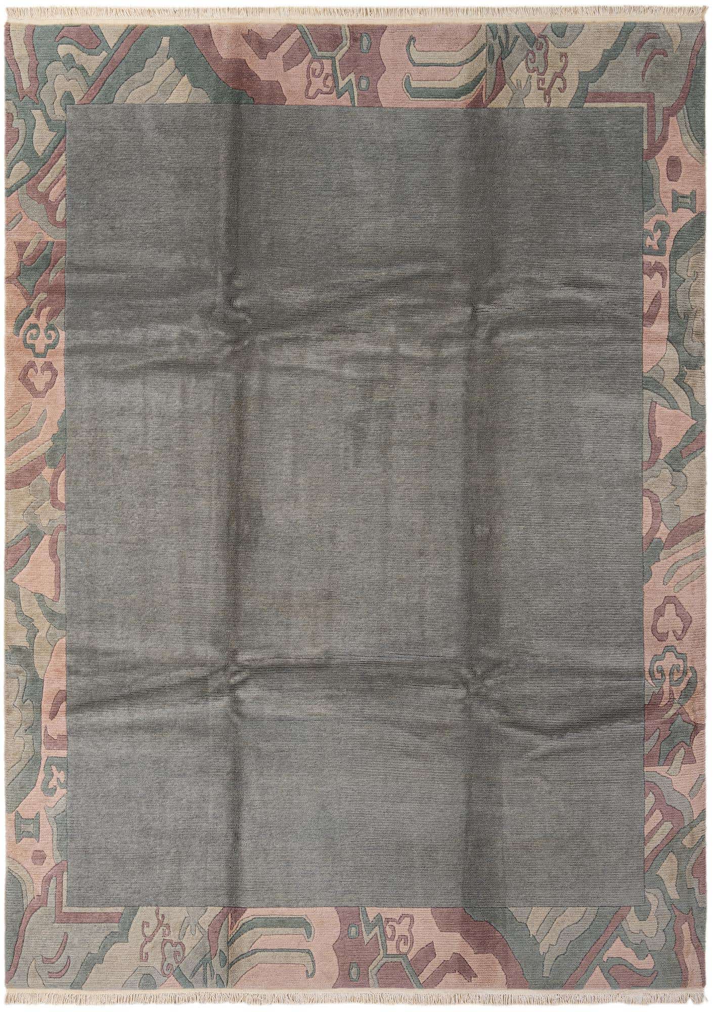 8' 4 x 11' 6 Hand Knotted Tibet Wool Rug