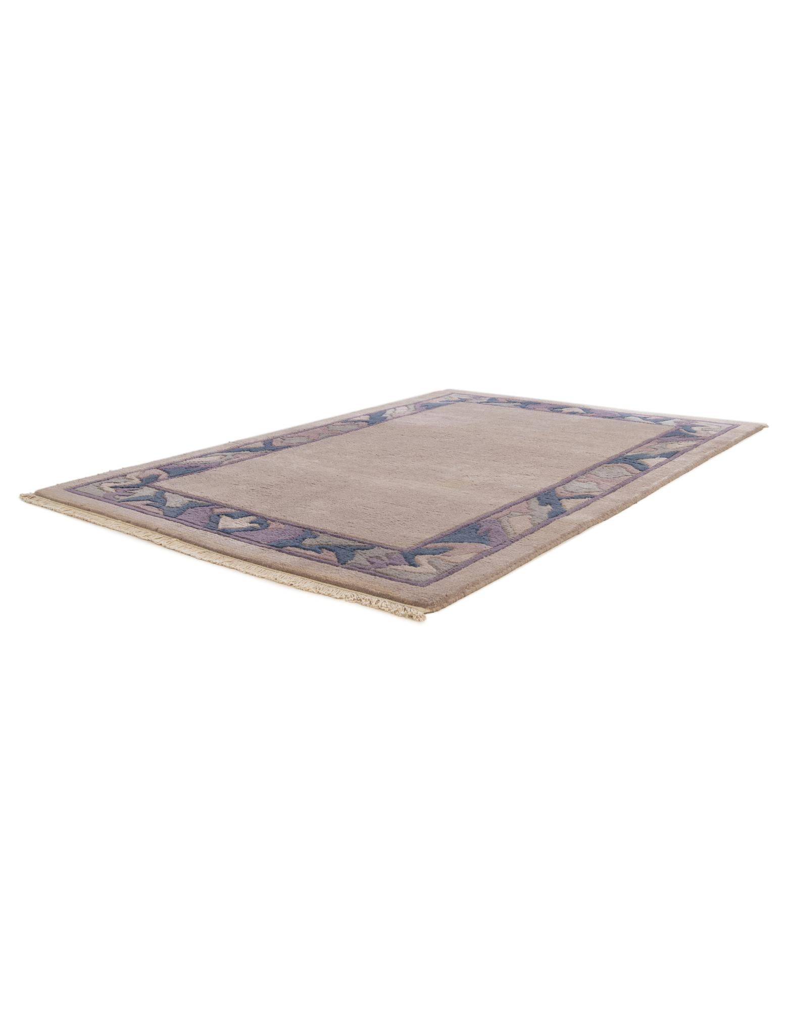 4' 3 x 6' 2 Hand Knotted Tibet Wool Rug