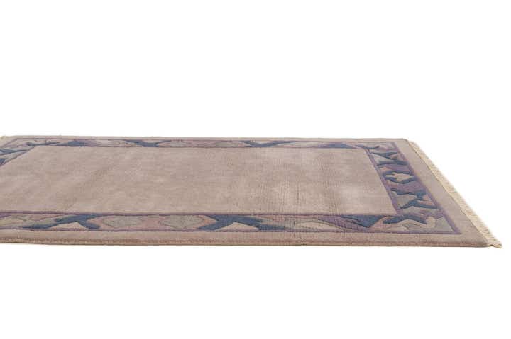 4' 3 x 6' 2 Hand Knotted Tibet Wool Rug