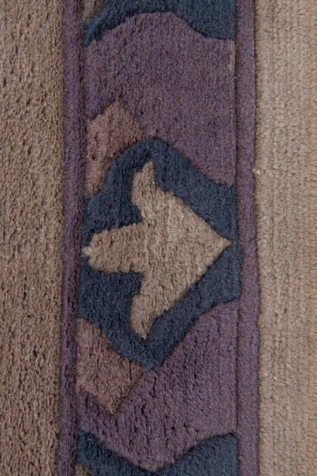 4' 3 x 6' 2 Hand Knotted Tibet Wool Rug