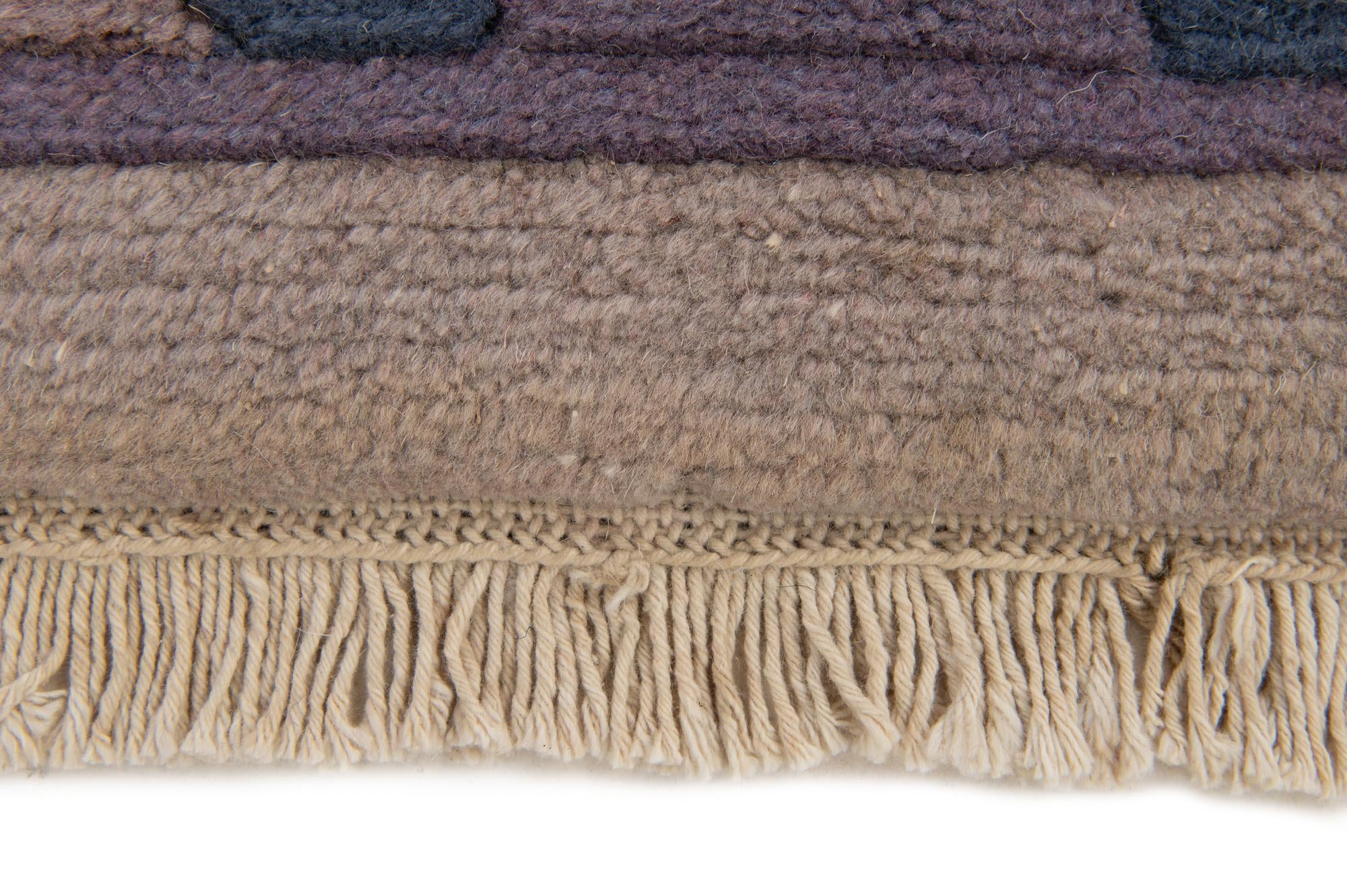 4' 3 x 6' 2 Hand Knotted Tibet Wool Rug