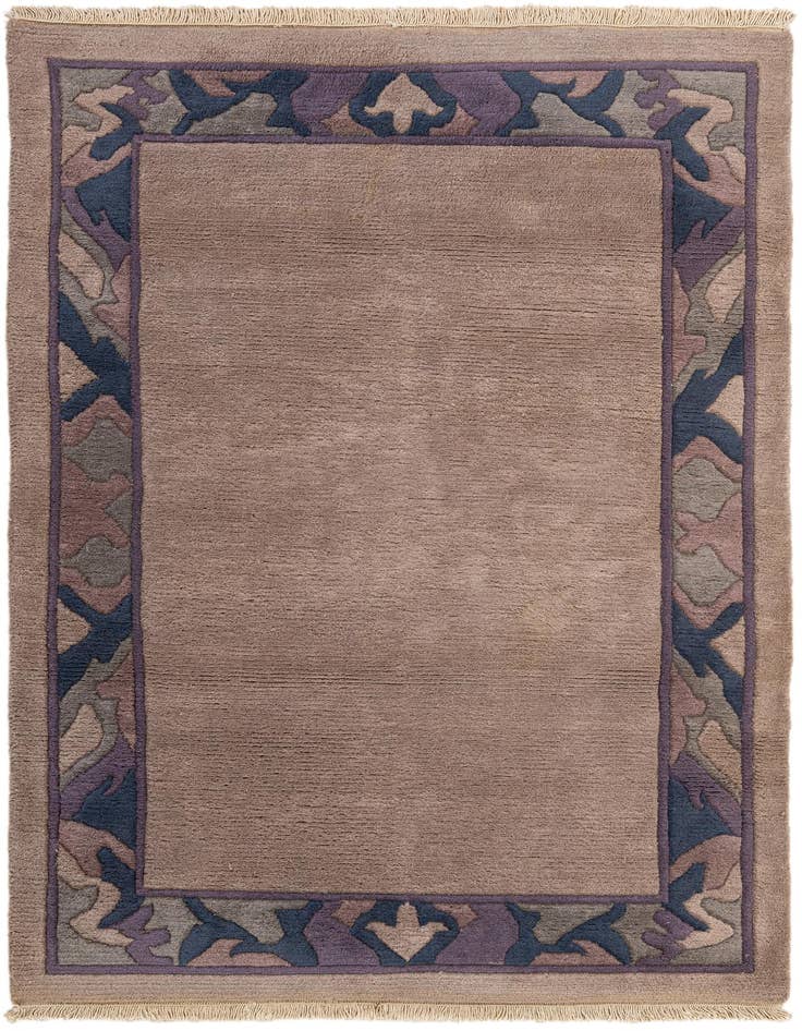 Detail image of 4' 3 x 6' 2 Hand Knotted Tibet Wool Rug