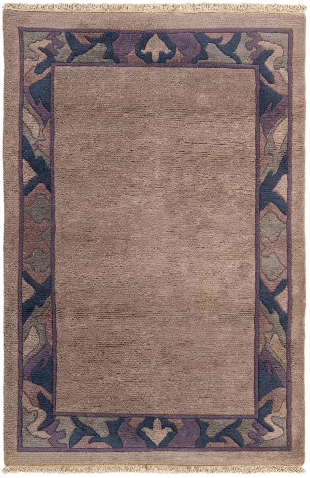 Detail image of 4' 3 x 6' 2 Hand Knotted Tibet Wool Rug