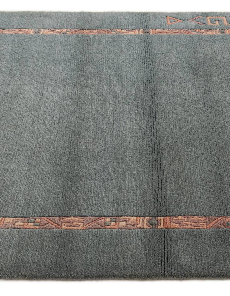 Detail image of 4' 2 x 5' 10  Hand Knotted Tibet Wool Rug