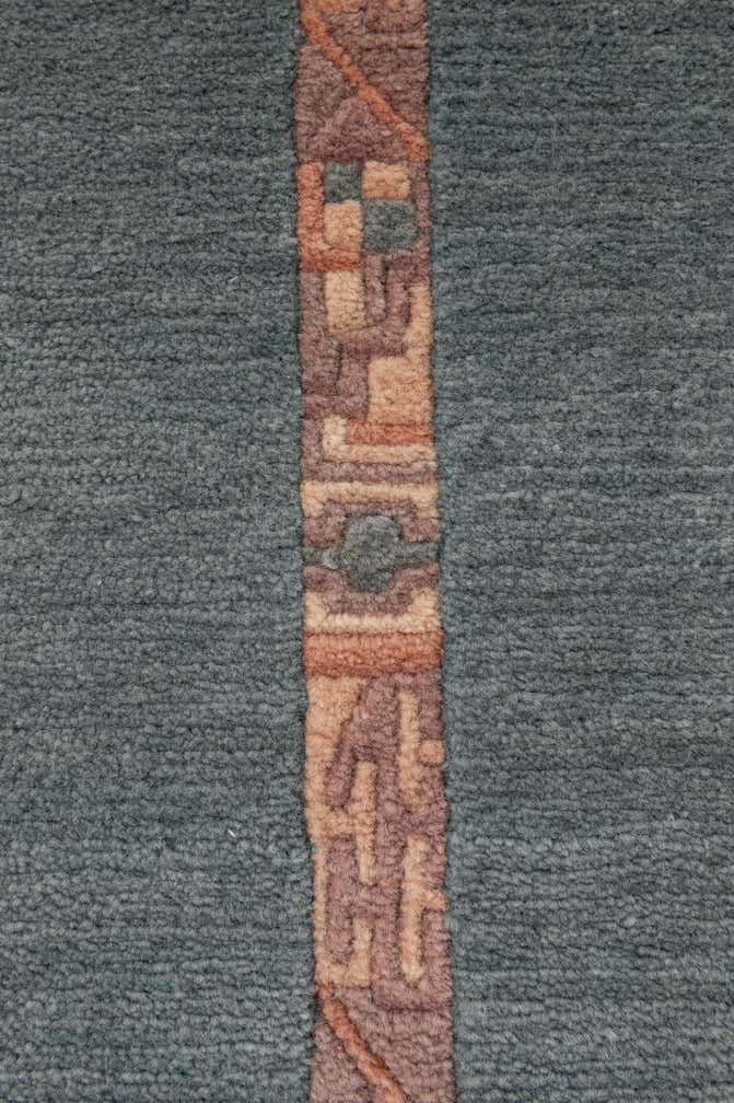 4' 2 x 5' 10 Hand Knotted Tibet Wool Rug