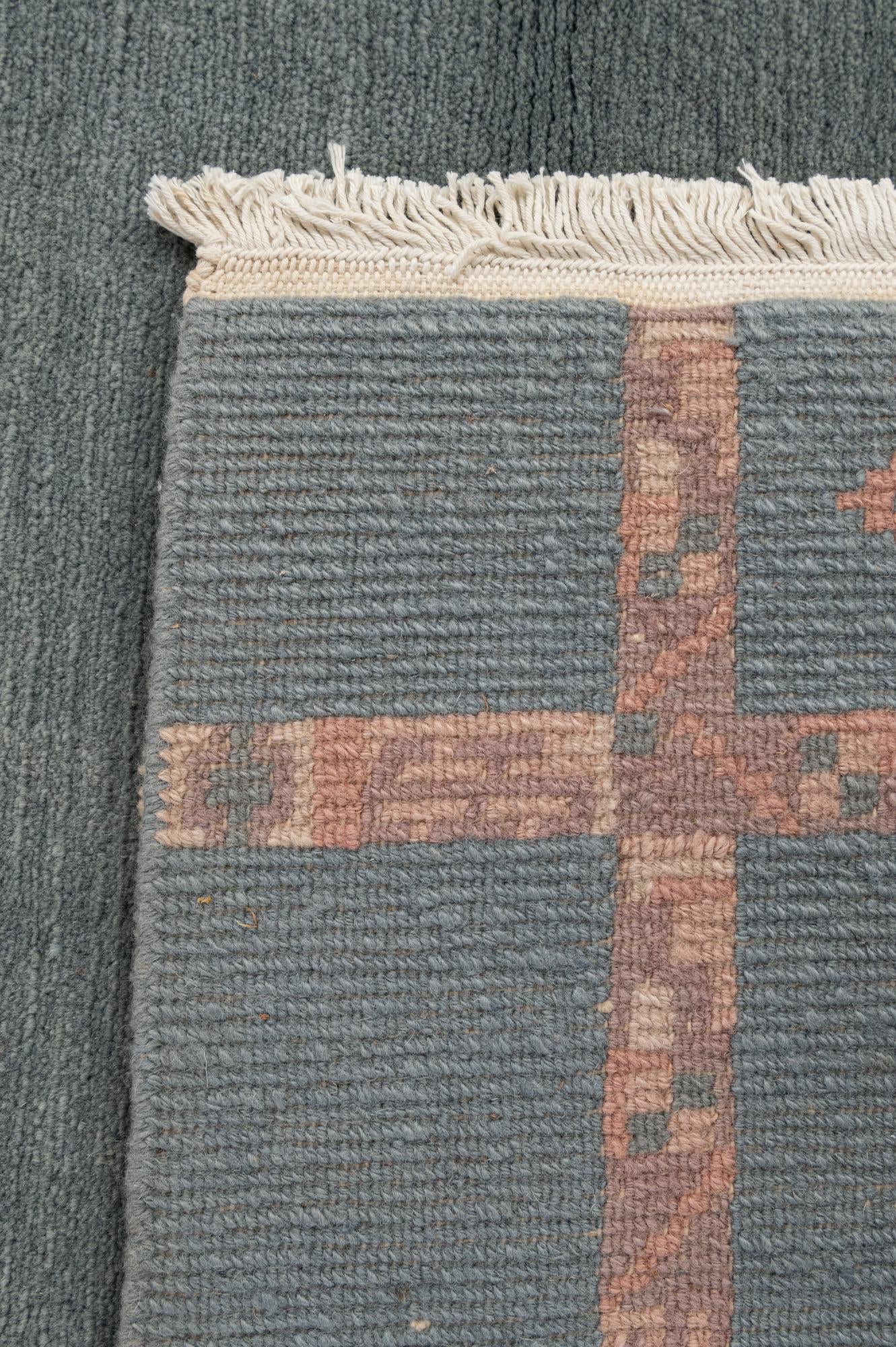 4' 2 x 5' 10 Hand Knotted Tibet Wool Rug