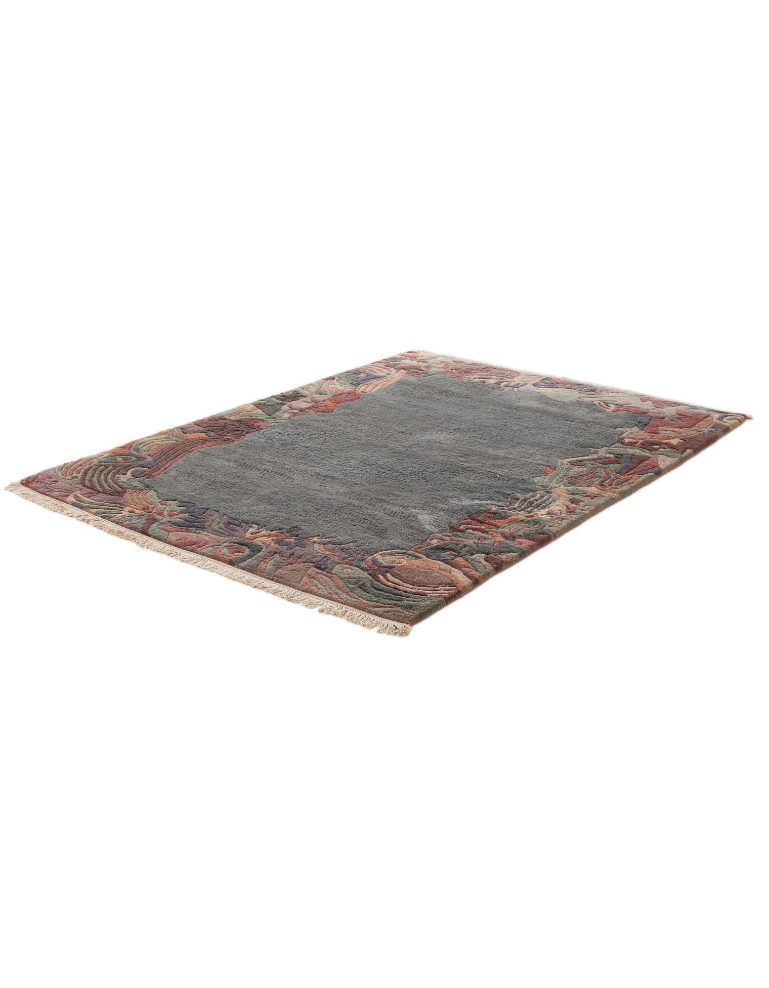 4' 3 x 5' 10 Hand Knotted Tibet Wool Rug