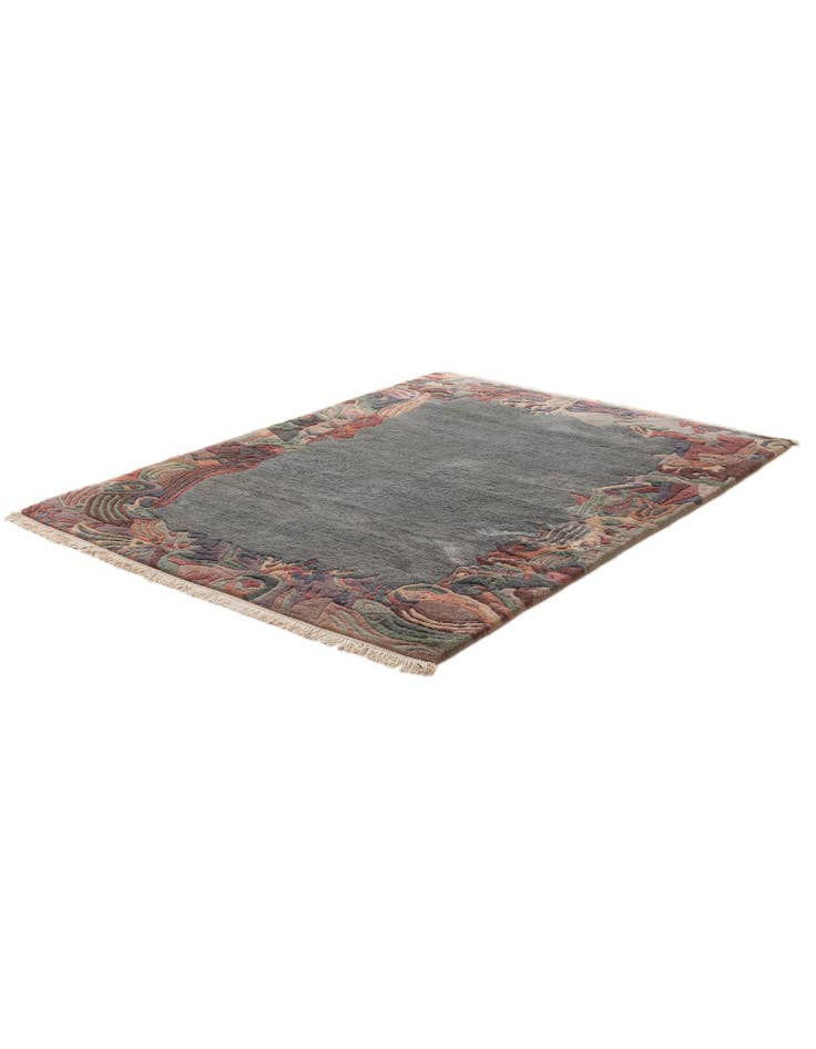 Detail image of 4' 3 x 5' 10 Hand Knotted Tibet Wool Rug