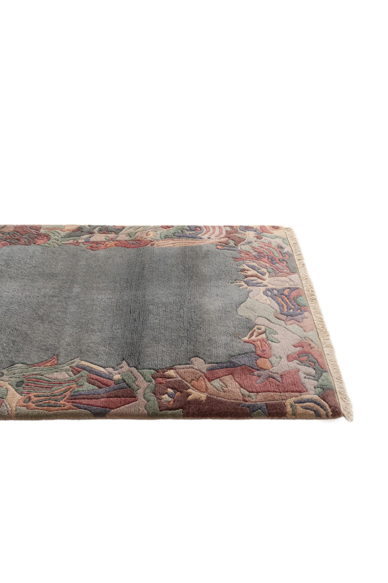4' 3 x 5' 10 Hand Knotted Tibet Wool Rug